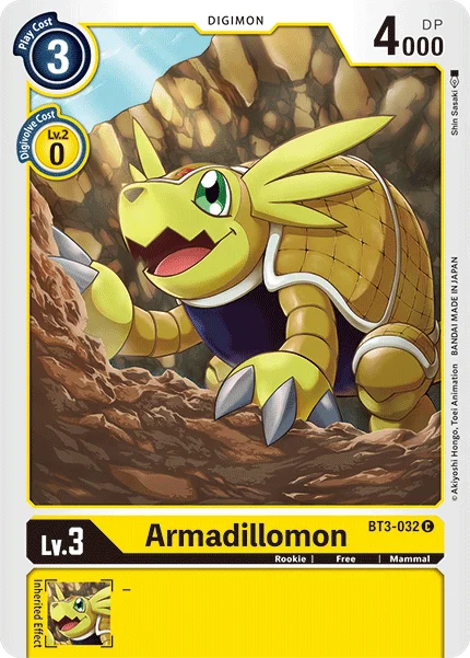 Armadillomon 「BT3-032」「EN」