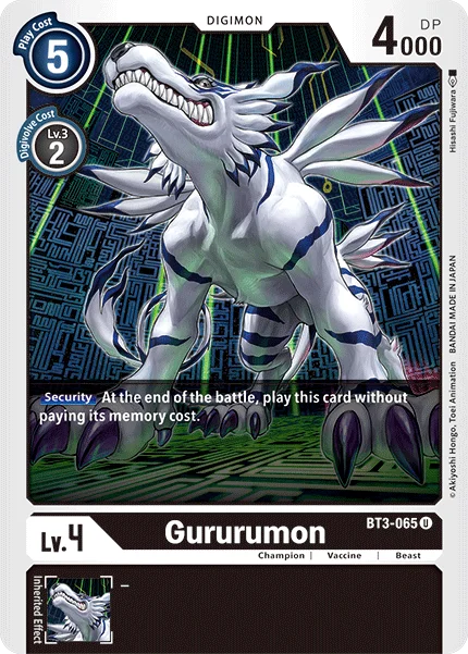 Gururumon 「BT3-065」「EN」