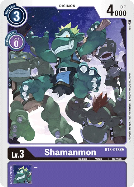 Shamanmon 「BT3-078」「EN」