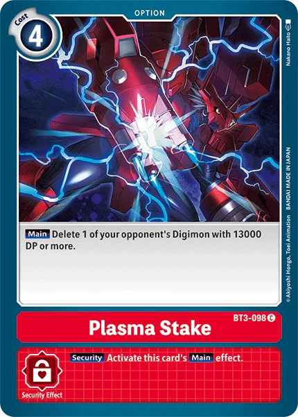 Plasma Stake 「BT3-098」「EN」