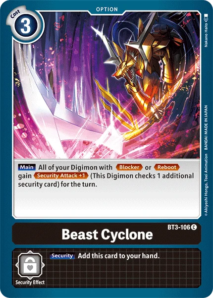 Beast Cyclone 「BT3-106」「EN」