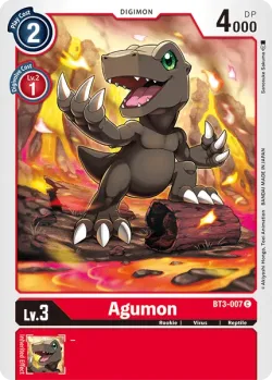 Agumon — BT01-03: Release Special Booster Ver.1.5 #BT3-007 · Digimon