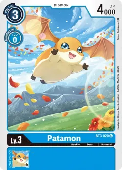 Patamon — BT01-03: Release Special Booster Ver.1.5 #BT3-020 · Digimon