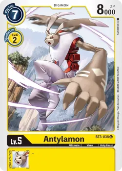 Antylamon — Winner Pack New Awakening #BT3-038 · Digimon