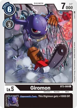 Giromon 「BT3-068」「EN」