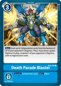 Death Parade Blaster 「BT3-100」「EN」