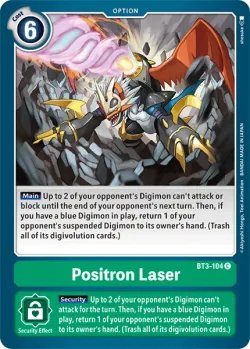 Positron Laser 「BT3-104」「EN」