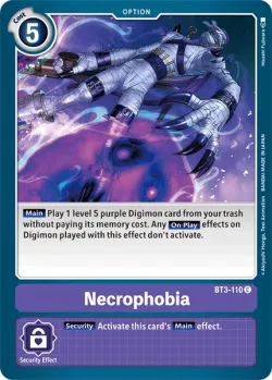 Necrophobia 「BT3-110」「EN」