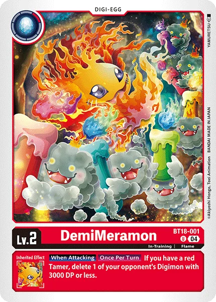 DemiMeramon 「BT18-001」「EN」