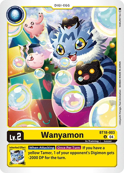 Wanyamon 「BT18-003」「EN」