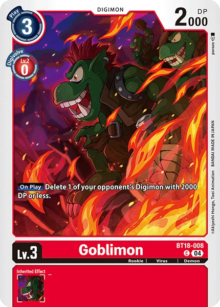 Goblimon 「BT18-008」「EN」
