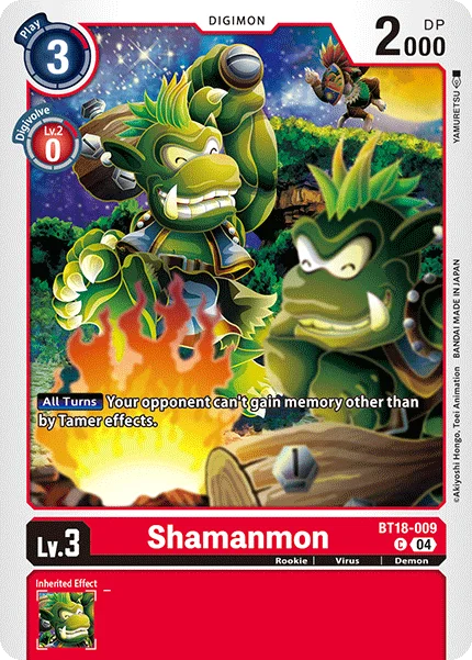 Shamanmon 「BT18-009」「EN」