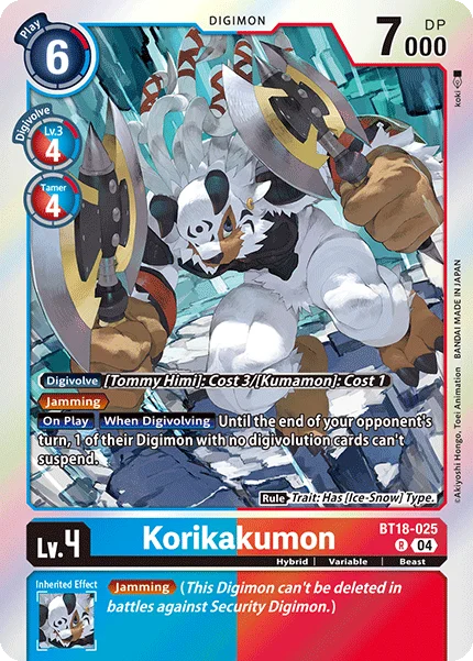 Korikakumon 「BT18-025」「EN」