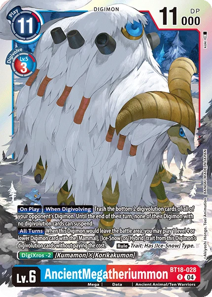 AncientMegatheriummon 「BT18-028」「EN」