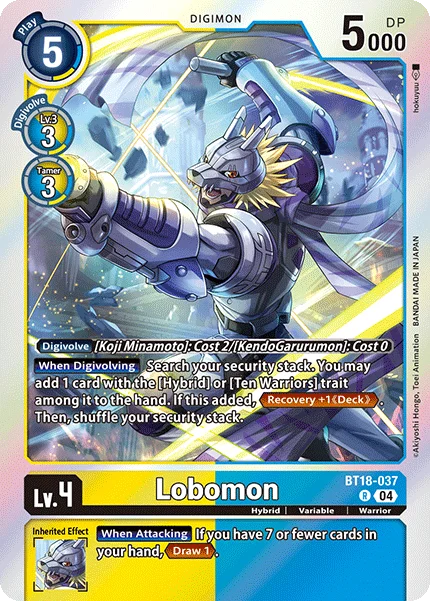 Lobomon 「BT18-037」「EN」