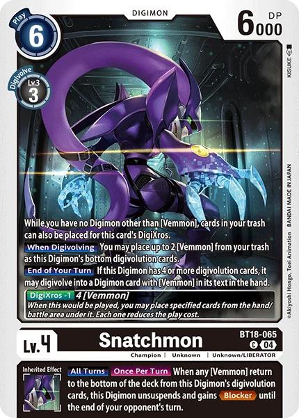 Snatchmon 「BT18-065」「EN」