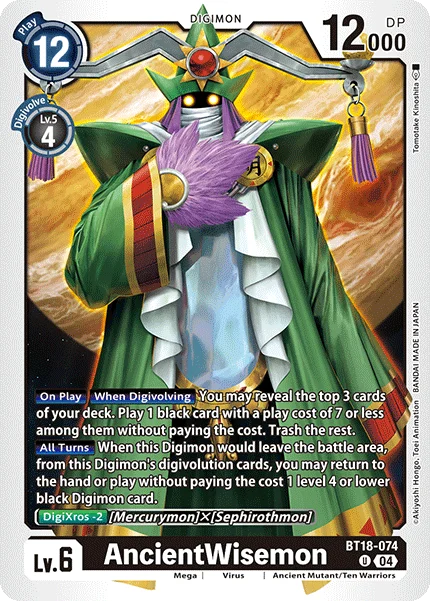 AncientWisemon 「BT18-074」「EN」