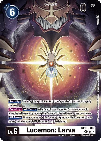 Lucemon: Larva 「BT18-086」「EN」