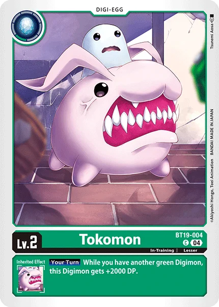 Tokomon 「BT19-004」「EN」