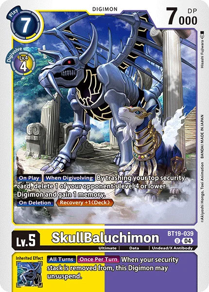 SkullBaluchimon 「BT19-039」「EN」
