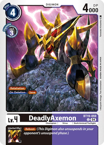 DeadlyAxemon 「BT19-059」「EN」