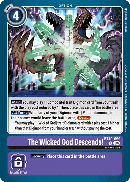The Wicked God Descends! 「BT19-099」「EN」