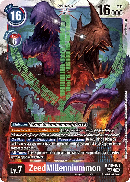ZeedMillenniummon 「BT19-101」「EN」