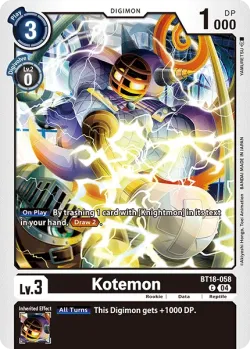 Kotemon 「BT18-058」「EN」