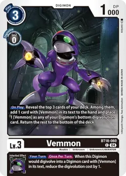 Vemmon 「BT18-060」「EN」