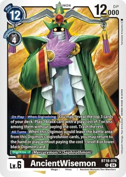 AncientWisemon 「BT18-074」「EN」