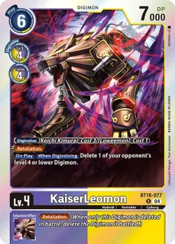 KaiserLeomon 「BT18-077」「EN」