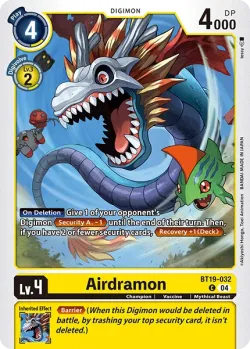 Airdramon — BT18-19: Special Booster Ver.2.0 #BT19-032 · Digimon