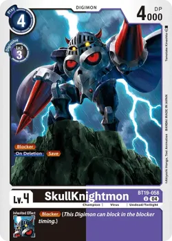 SkullKnightmon 「BT19-058」「EN」