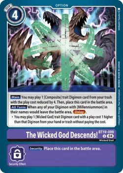 The Wicked God Descends! 「BT19-099」「EN」