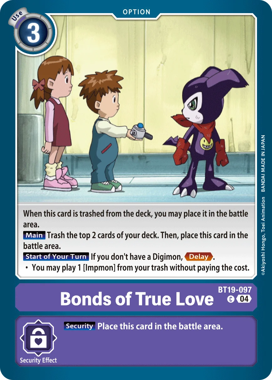 Bonds of True Love 「BT19-097」「EN」