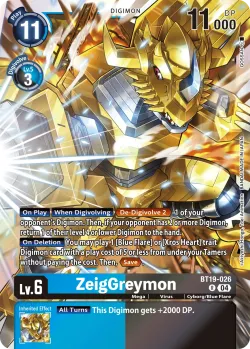 ZeigGreymon — Special Booster Ver.2.5 Celebration Event Pack #BT19-026 · Digimon
