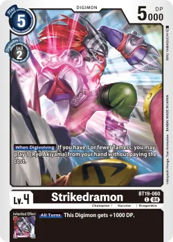 Strikedramon 「BT19-060」「EN」