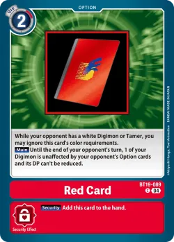Red Card 「BT19-089」「EN」