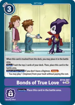 Bonds of True Love 「BT19-097」「EN」