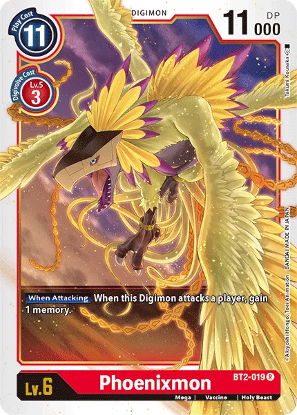 Phoenixmon 「BT2-019」「EN」