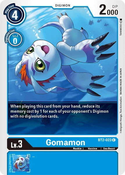 Gomamon 「BT2-023」「EN」
