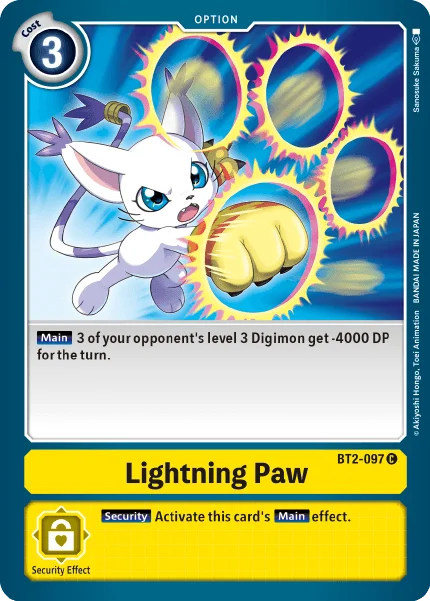 Lightning Paw 「BT2-097」「EN」