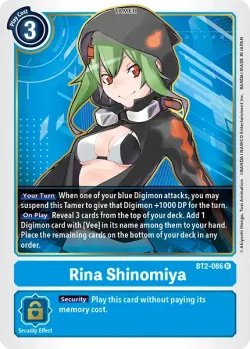 Rina Shinomiya 「BT2-086」「EN」