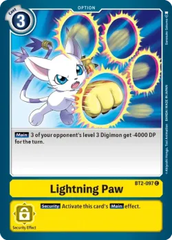 Lightning Paw 「BT2-097」「EN」