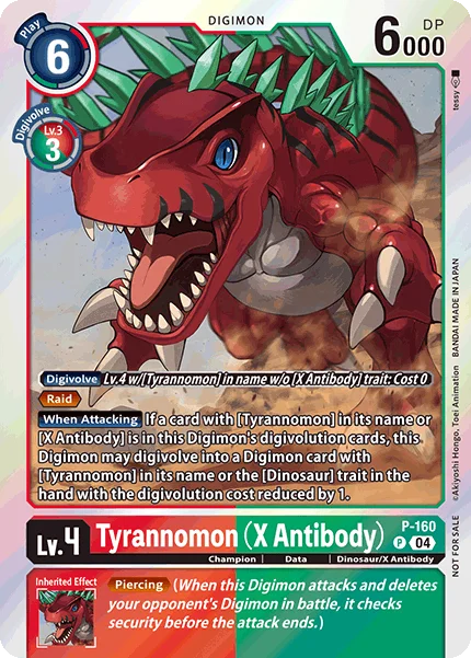 Tyrannomon (X Antibody) 「P-160」「EN」