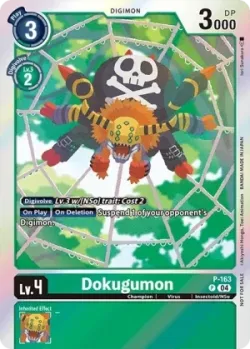 Dokugumon — Chain of Liberation Upgrade Pack #P-163 · Digimon