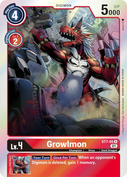Growlmon 「ST7-05」「EN」
