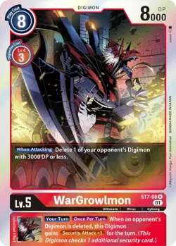 WarGrowlmon 「ST7-08」「EN」