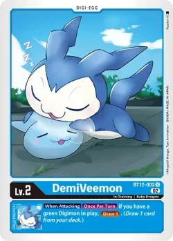 DemiVeemon — Demo Deck: Imperialdramon #BT12-002 · Digimon