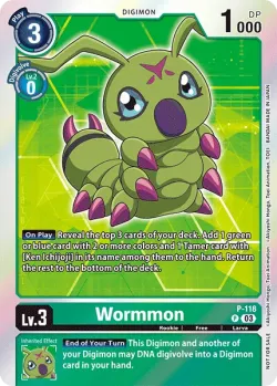 Wormmon 「P-118」「EN」